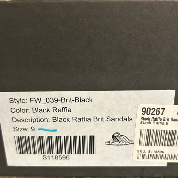 Black Raffia Brit Sandals
TUCKERNUCK SHOES - Picture 7 of 12